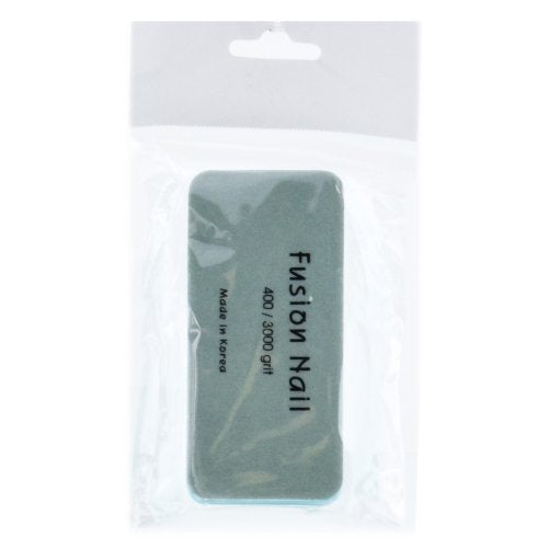 Fusion Nail 400 / 3000 grit buffer half block Beauty & Personal Care Fusion
