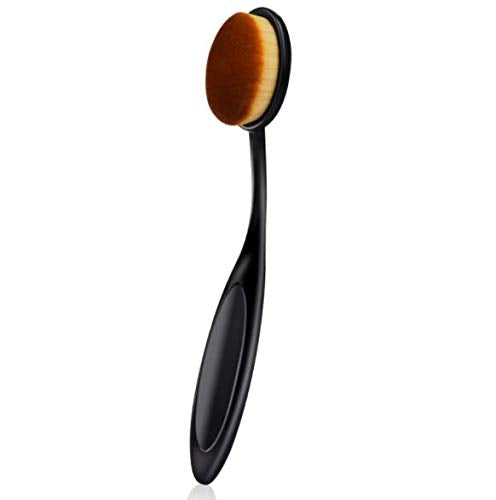 DNHCLL 2 PCS Professional Oval Loose Powder Toothbrush Foundation Makeup Brushes for Blending Liquid, Cream or Flawless Powder Cosmetics Beauty & Personal Care DNHCLL