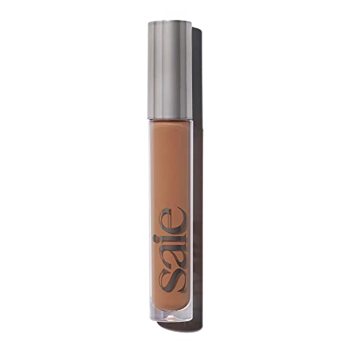 Saie Hydrabeam Under Eye Brightener - Sheer + Hydrating Concealer with Glycerin, Squalane + Cucumber Extract - Brightening Under Eye Concealer + Beauty & Personal Care Saie