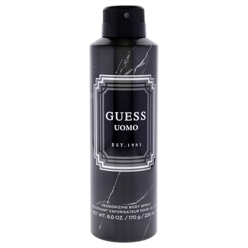 Guess UOMO Deodorizing Body Spray For Men, 6.0 Oz. Beauty & Personal Care GUESS
