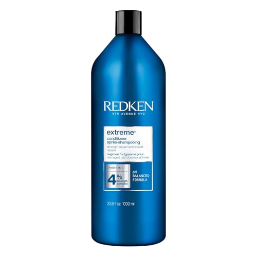 Redken Extreme Conditioner | Anti-Breakage & Protection for Damaged Hair | Infused With Proteins | 33.8 Fl Oz Beauty and Personal Care Redken Default Title
