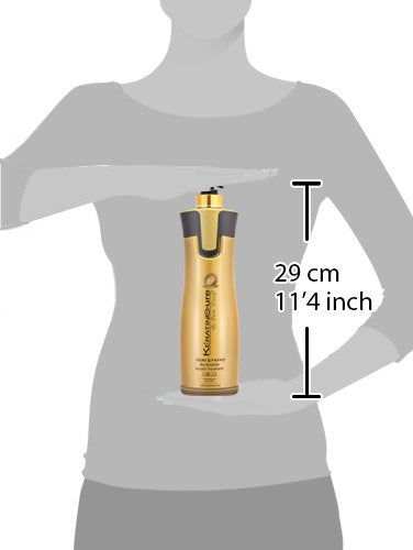 Keratin Cure Gold & Honey 3 Piece Hair Care Sulfate Free Shampoo, Conditioner & Deep Masque Soft Repair Moisturize 960ml / 1000gr Beauty & Personal Care Keratin Cure