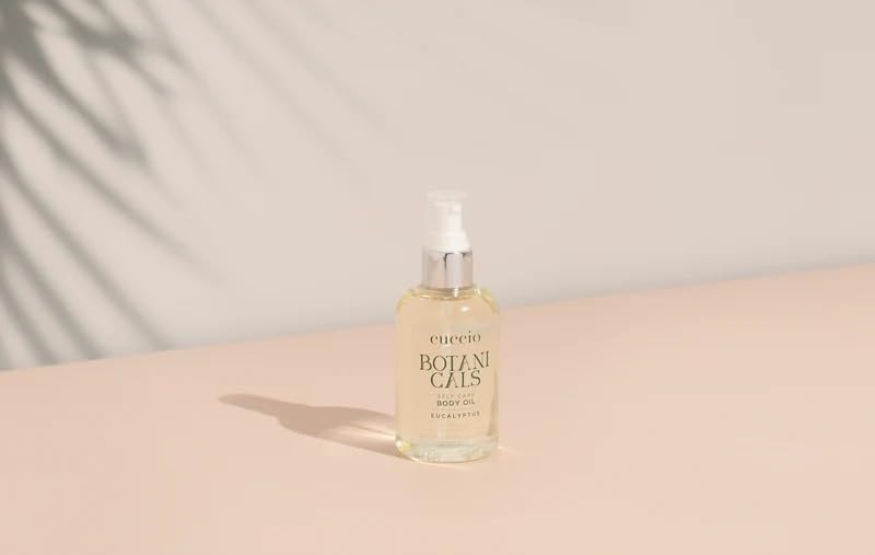 Cuccio Botanicals Eucalyptus & Montana Flower Body Oil - Soothing Hydrating Massage Oil for Skin Nourishment & Relaxation, 4 fl oz Beauty & Personal Care Cuccio