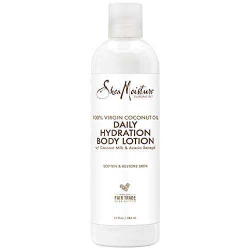 SheaMoisture 100% virgin coconut oil daily hydration body lotion moisturizer, 13 Fluid Ounce Beauty & Personal Care Shea Moisture