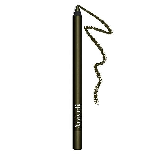 Araceli Beauty Gel Pencil Eyeliner - Water Resistant & Smudge-Proof, Long-Lasting Eye Makeup for Precision Lining & Bold Olive Color Beauty & Personal Care Araceli Beauty