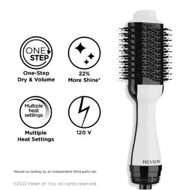 Revlon Special Edition Salon One-Step Hair Dryer & Volumizer, White Beauty & Personal Care REVLON