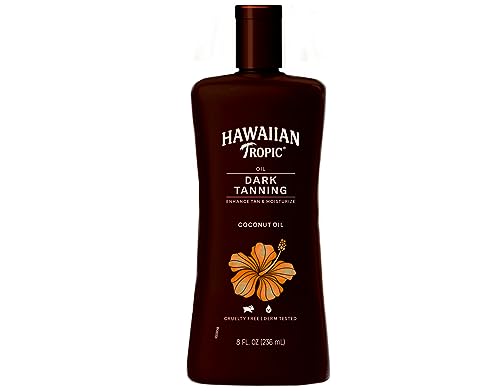 Hawaiian Tropic Dark Tanning Oil Original 8 oz (Pack of 2) Beauty & Personal Care Hawaiian Tropic