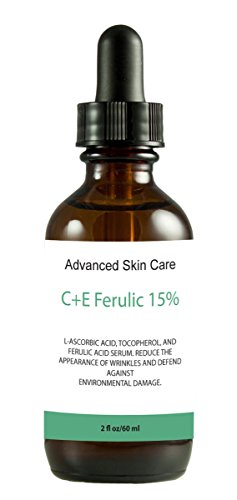 CE ferulic serum(Compare to Skin Ceut.) Large 2-oz bottle with 15% L ascorbic Acid (Vitamin C), 1% Alpha tocopherol vitamin E, and .5% Ferulic Acid Beauty & Personal Care Advanced Skin Care