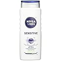 Nivea Men Sensitive 3 in 1 Body Wash - 16.9 Oz, (Pack of 8) Beauty & Personal Care NIVEA MEN