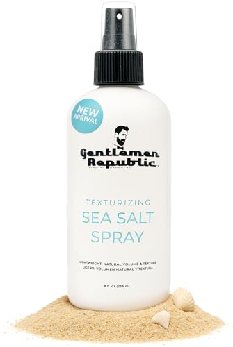 Gentlemen Republic Sea Salt Spray for Men & Women - Hair Texturizing Spray with Dead Sea Salt, Vitamin E & Kelp - Adds Volume & Texture - Lightweight Beauty & Personal Care Gentlemen Republic