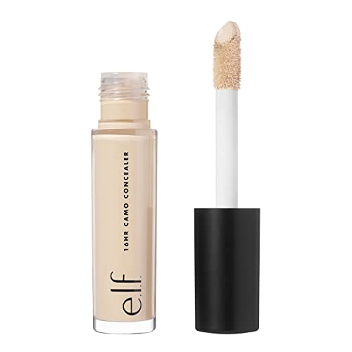 e.l.f. 16HR Camo Concealer, Full-Coverage, Highly-Pigmented Face Concealer With A Matte Finish, Crease-proof, Vegan , Medium Neutral Beauty & Personal Care e.l.f.