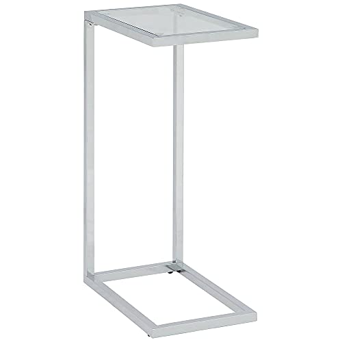 Carolina Cottage Glass Top Accent Side Table Beauty and Personal Care Carolina Cottage