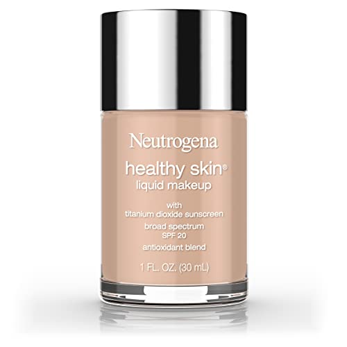 Neutrogena Healthy Skin Liquid Makeup Foundation with Broad Spectrum SPF 20 Sunscreen, Medium Coverage Foundation with Nourishing Pro-Vitamin B5, Warm Beauty & Personal Care Neutrogena