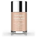 Neutrogena Healthy Skin Liquid Makeup Foundation with Broad Spectrum SPF 20 Sunscreen, Medium Coverage Foundation with Nourishing Pro-Vitamin B5, Warm Beauty & Personal Care Neutrogena