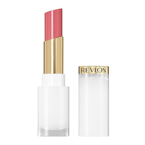 REVLON Super Lustrous Glass Shine Balm, Hydrating Tinted Lip Balm with Hyaluronic Acid, Aloe & Rose Quartz, 006 Girly Swirly, 0.11 oz Beauty & Personal Care REVLON