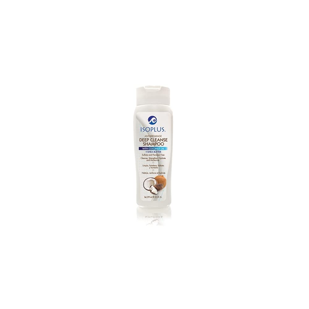 Isoplus Deep Cleanse Shampoo With Coconut Oil & Shea Butter 13.5 Oz Beauty & Personal Care Isoplus