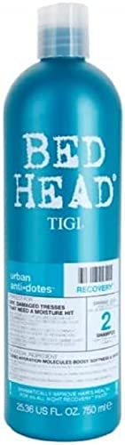 Bed Head by TIGI Urban Antidotes Recovery Moisturizing Shampoo for Dry & Damaged Hair, Sulphate-Free, 25.36 fl oz