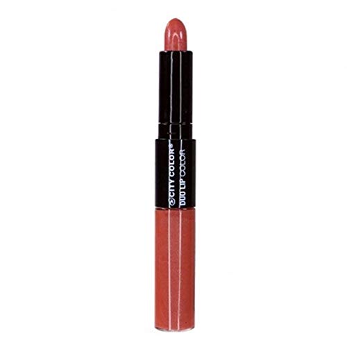 Color City, Duo Lip Color 2-in-1, Lipstick & Lip Gloss (mauve) Beauty & Personal Care CITY COLOR