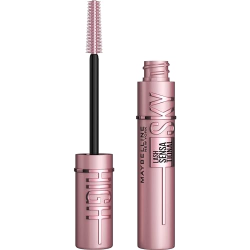 Maybelline Lash Sensational Sky High Washable Mascara Makeup, Volumizing, Lengthening, Defining, Curling, Multiplying, Buildable Formula, Blackest Beauty & Personal Care MAYBELLINE