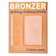 Mary Kate & Ashley Paper Me Pretty Bronzer Makeup Sheets - Goddess 813 (2 pack) Beauty & Personal Care Paper Me Pretty