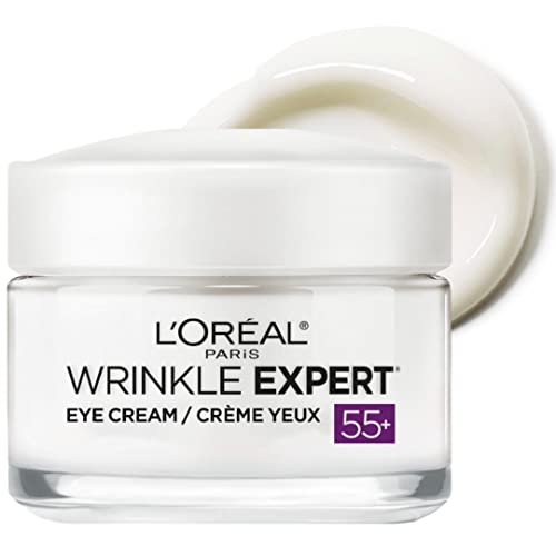 L'Oreal Paris Wrinkle Expert 55+ Anti-Wrinkle Eye Cream with Calcium, Reduce Crow's feet, 0.5 Oz Beauty & Personal Care L'Oreal Paris