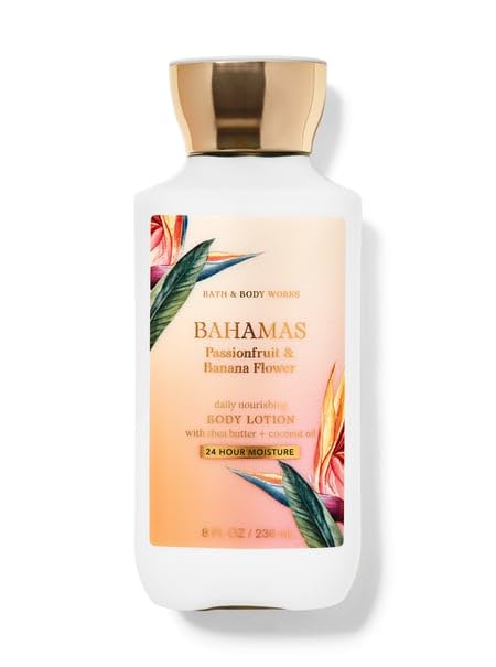 Bath and Body Works Bahamas Passionfruit and Banana Flower (8fl oz./ 236 ml) Super Smooth Body Lotion Beauty & Personal Care Bath & Body Works