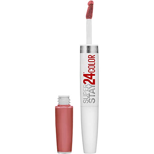 Maybelline Super Stay 24, 2-Step Liquid Lipstick Makeup, Long Lasting Highly Pigmented Color with Moisturizing Balm, Frosted Mauve, Mauve Pink, 1 Beauty & Personal Care MAYBELLINE