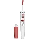 Maybelline Super Stay 24, 2-Step Liquid Lipstick Makeup, Long Lasting Highly Pigmented Color with Moisturizing Balm, Frosted Mauve, Mauve Pink, 1 Beauty & Personal Care MAYBELLINE