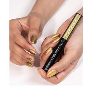 Gelish Chrome Stix Metallic Nail Art Powder: Gold holographic, 0.5g