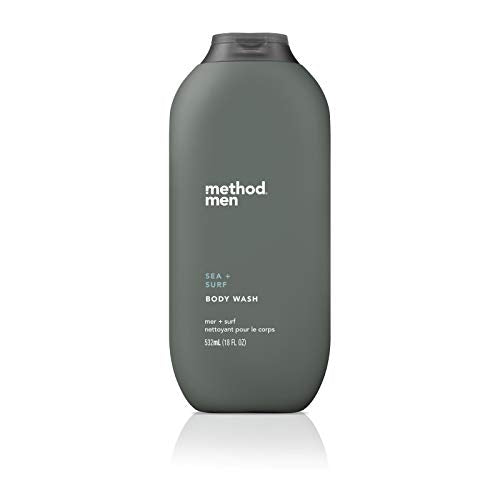 Method Men Body Wash, Sea + Surf, Paraben and Phthalate Free, 18 fl oz (Pack of 1) Beauty & Personal Care Method