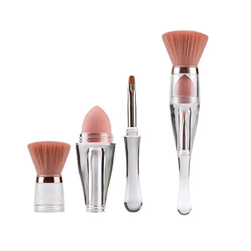 3 In 1 Funny Combination Design Makeup Brushes-Lip Brush Eyeshadow Sponge Eyeshadow Eyebrow Brush For Women and Girls (STY1) Beauty & Personal Care Rosette Hair