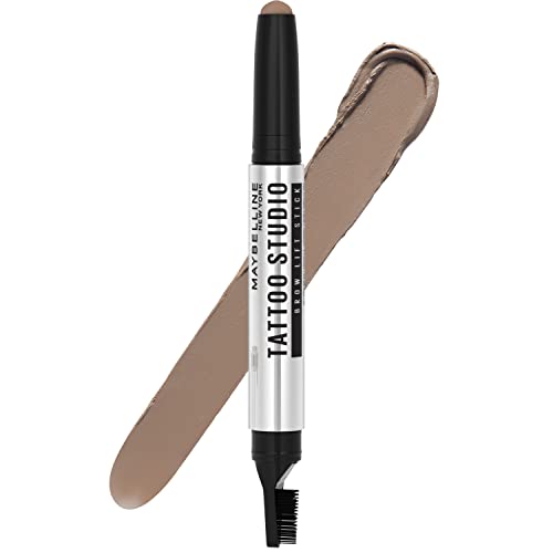 Maybelline TattooStudio Brow Lift Stick Makeup with Tinted Wax Conditioning Complex, Blonde, 1 Count Beauty & Personal Care MAYBELLINE