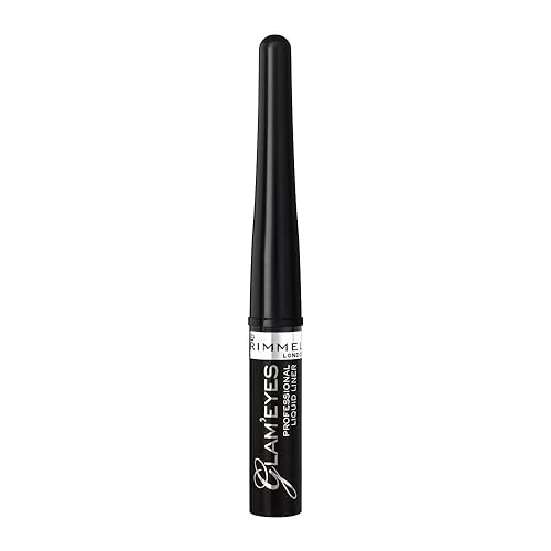 Rimmel Glam Eyes Liquid Liner, Black Glamour, 3.5 ml Beauty & Personal Care Rimmel