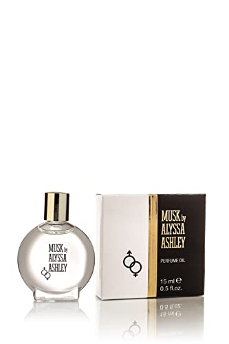 Alyssa Ashley Musk - Perfume Oil for Men and Women with Citrus and Sicilian Bergamot - Travel Size Perfume Mini Fragrances - 0.5 oz Parfum Oil Beauty & Personal Care ALYSSA ASHLEY