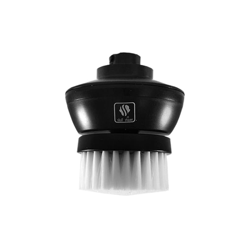 Skull Shaver Body Exfoliating Brush Attachment - Skin-Cleansing Exfoliator - Compatible with Pitbull, Palm & Butterfly Kiss Shavers - Black Beauty and Personal Care Skull Shaver