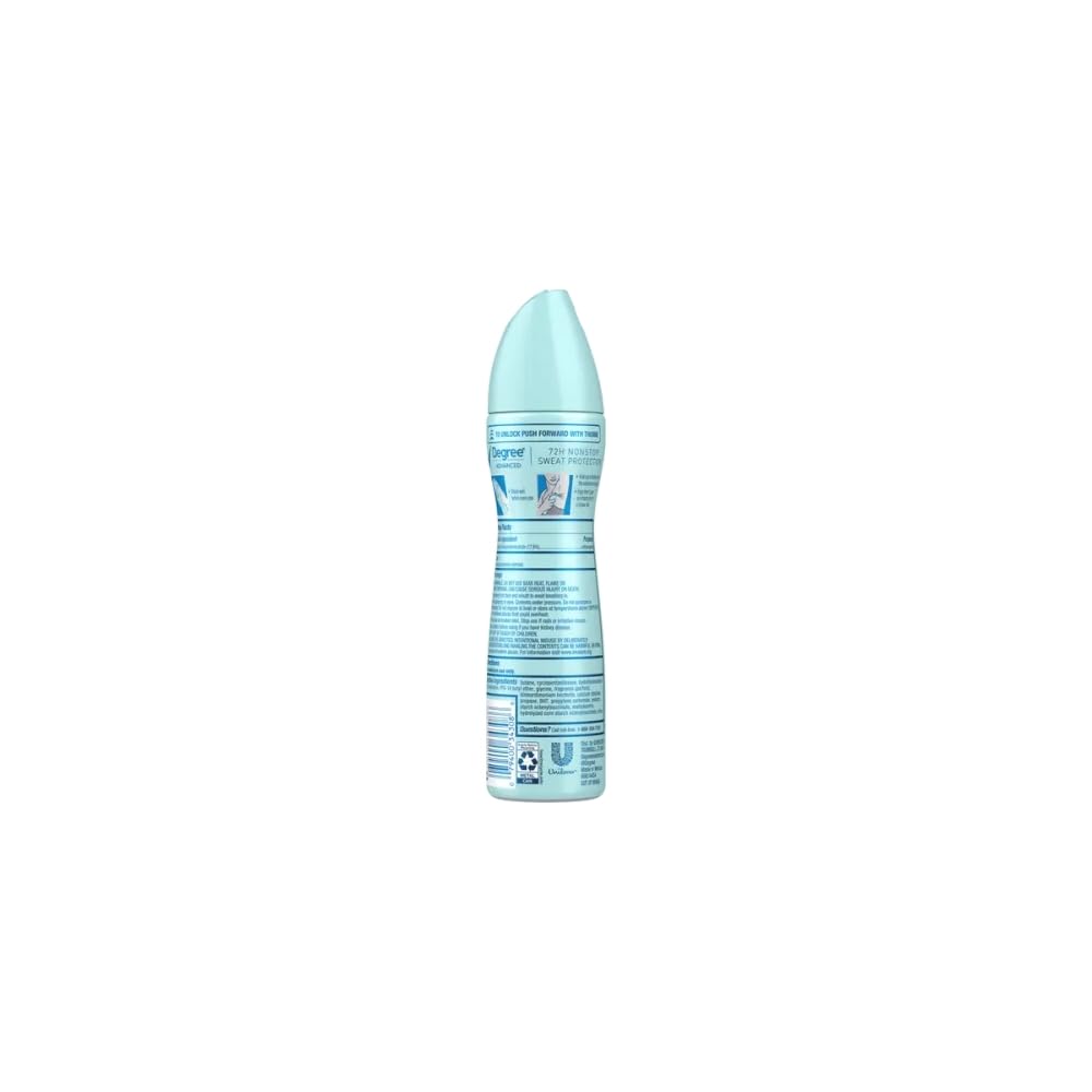 Degree MotionSense Dry Spray Antiperspirant, Shower Clean 3.8 oz (Pack of 8) Beauty and Personal Care Degree