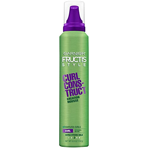 Garnier Fructis Style Curl Construct Creation Mousse Extra Strong Hold, 6.80 Ounces Beauty & Personal Care Garnier
