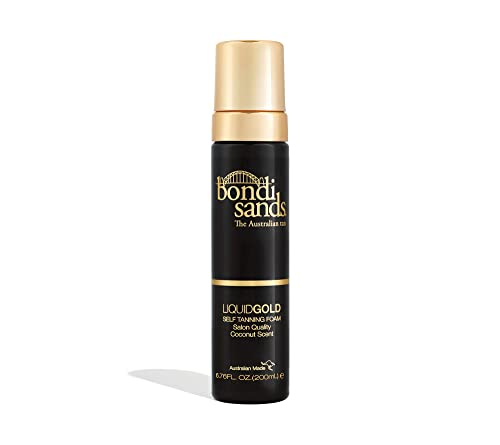 Bondi Sands Liquid Gold Self Tanning Foam | Lightweight + Quick Dry Foam Enriched with Argan Oil, Provides a Hydrated Streak-Free Tan | 6.76 Oz/200 mL Beauty & Personal Care Bondi Sands