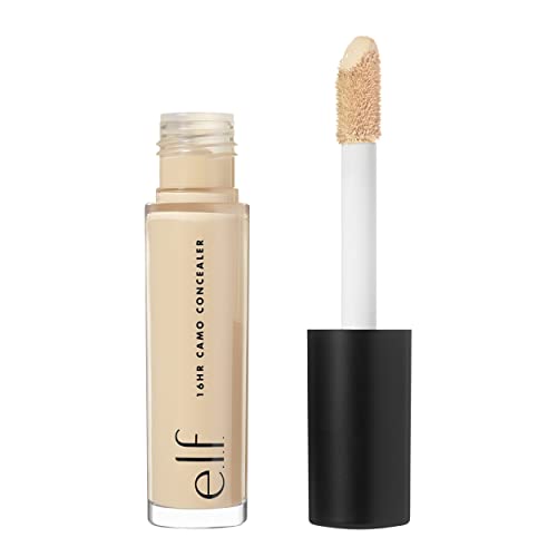 e.l.f. 16HR Camo Concealer, Full Coverage & Highly Pigmented, Matte Finish, Medium Warm, 0.203 Fl Oz Beauty & Personal Care e.l.f.