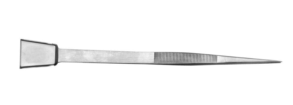 Diamond Tweezer with Scoop For Stones Bead Work Gemologist Tweezers Shovel End By JTS Beauty & Personal Care JTS