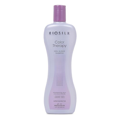 BioSilk Color Therapy Cool Blonde Shampoo, 12 Oz