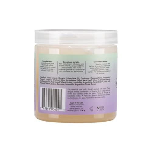EDEN BodyWorks Lavender Aloe Smoothing Hair Gel (8 oz) - Enhances Curly or Natural Hair Look - Smooth Frizz & Tame Flyaways Beauty & Personal Care EDEN BodyWorks