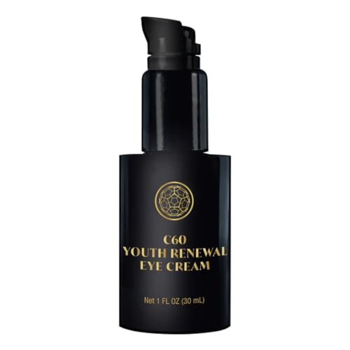 C60 Power Skincare Eye Cream for Wrinkles, 99.99% Pure, 1 oz