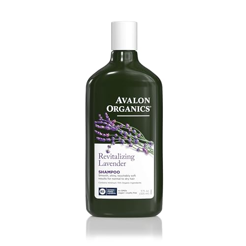 Avalon Organics Revitalizing Lavender Shampoo, For Smooth, Shiny, Touchably Soft Hair For Normal To Dry Hair, 11 Fluid Ounces Beauty & Personal Care Avalon Organics