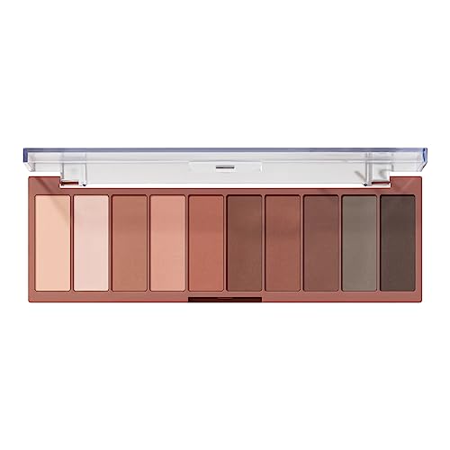 e.l.f. Perfect 10 Eyeshadow Palette, Ten Ultra-pigmented Nude, Matte Shades, Blendable Formula, Vegan , Nude Mood (Packaging May Vary) Beauty & Personal Care e.l.f.