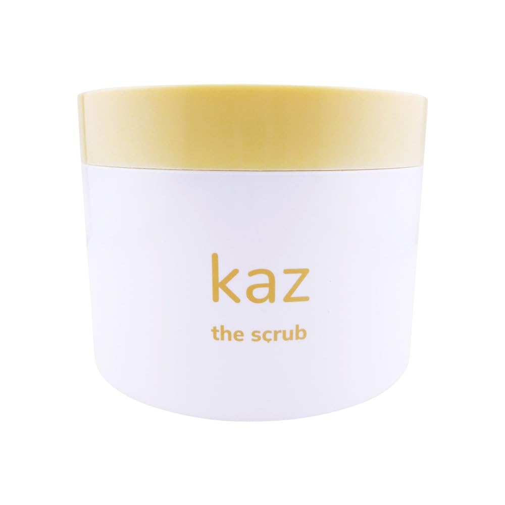Waxness Kaz Ingrown Hair Exfoliating Sugar Scrub Vanilla with Tea Tree Oil 8 fl oz (236 ml) - Professional Skin Care - Made in USA Beauty and Personal Care Waxness