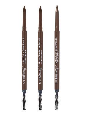 Ulta Beauty 3 Pack Ultra Slim Brow Pencil. Medium Brown. Size 0.003 oz. Y Beauty & Personal Care NOATOKE