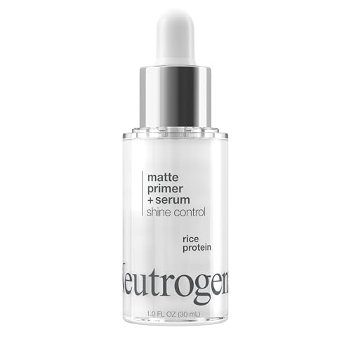 Neutrogena Shine Control Matte Booster Face Primer & Serum, Skin-Mattifying Serum-to-Primer with Rice Protein, Absorbs Excess Oil & Keeps Skin Shine Beauty & Personal Care Neutrogena