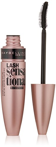 Maybelline New York Lash Sensational Mascara, Waterproof Very Black, 0.3 Fluid Ounce (packaging may vary)