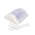 WOIWO 50 Pcs Disposable Tipped Lip Gloss Wands Applicator, Lip Brushes Make Up Beauty Tool,Clear Beauty & Personal Care WOIWO